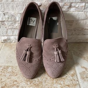 Dolce Vita Tassle Tan Oxford Suede Shoes 7.5